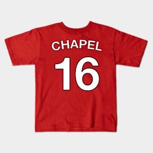 Chapel 16 | Sixteenth Chapel | White Numbers Kids T-Shirt